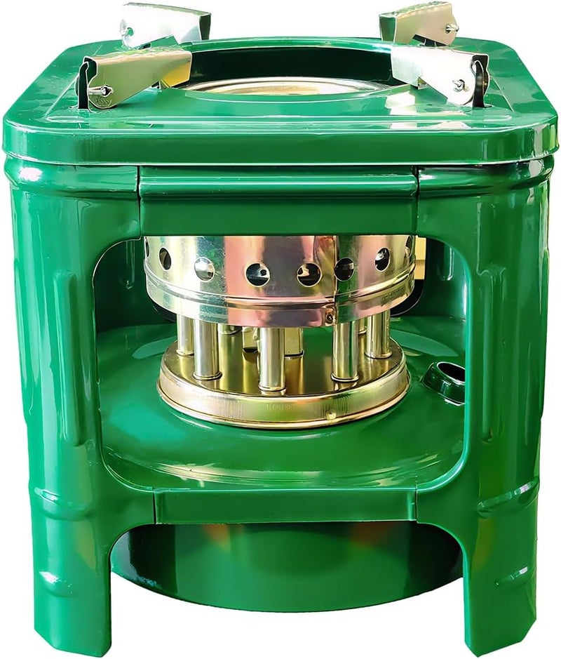 CHADWICK Camping Picnic Burner Furnace, Efficient Portable Camping Stove, Backpacking Oil Stoves Cooker Cookware, Handy Outdoor Portable Kerosene Stove (Square) - Image 1